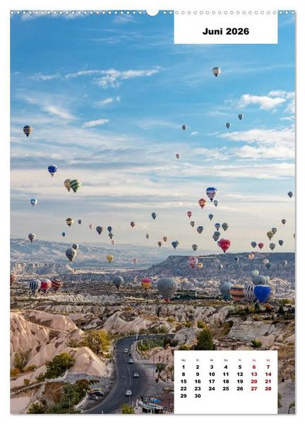 Produktbild: Kappadokien, zwischen Felsen und Himmel (hochwertiger Premium Wandkalender 2026 DIN A2 hoch), Kunstdruck in Hochglanz