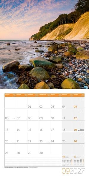 Produktbild: Naturwunder Deutschland Kalender 2027 - 30x30 - Art12