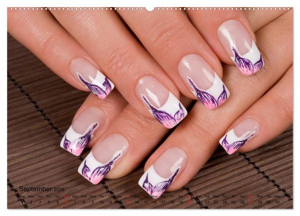 Produktbild: Transient Art &ndash; Nail Art Episode 1 (High Quality Premium Wall Calendar 2026 DIN A2 landscape),CALVENDO 12 Month Wall Calendar