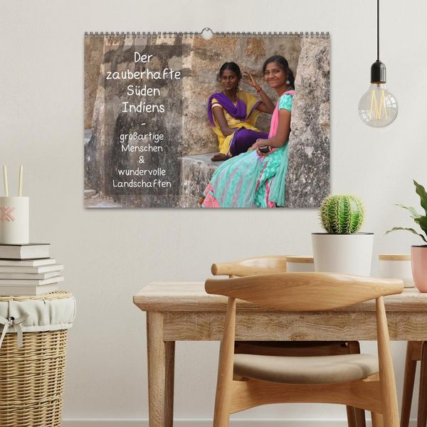 Produktbild: Der zauberhafte S&uuml;den Indiens (Wandkalender 2026 DIN A3 quer), CALVENDO Monatskalender