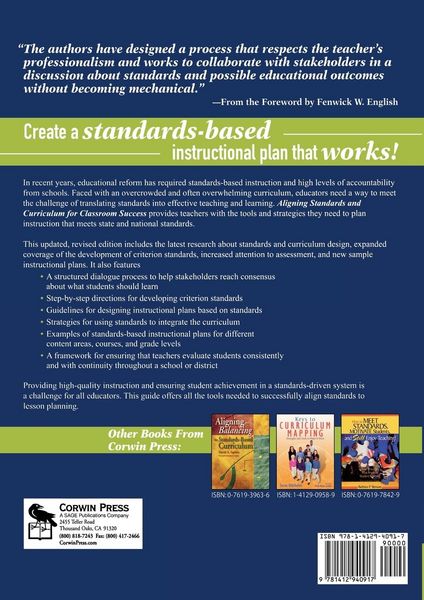 Produktbild: Aligning Standards & Curriculum for Classroom Success