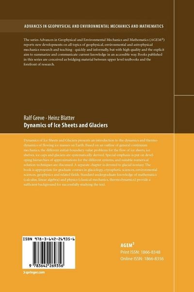 Produktbild: Dynamics of Ice Sheets and Glaciers