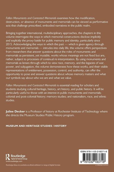 Produktbild: Fallen Monuments and Contested Memorials