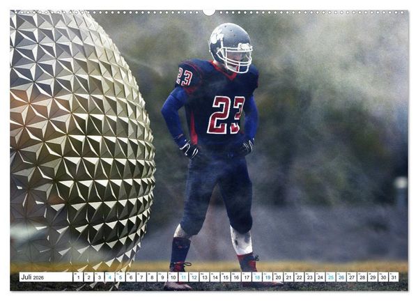 Produktbild: HEROES - American Football (hochwertiger Premium Wandkalender 2026 DIN A2 quer), Kunstdruck in Hochglanz