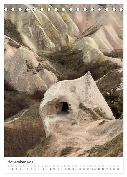 Produktbild: Cappadocia: Caves - Valleys - Balloons (Desk Calendar 2026 DIN A5 portrait), CALVENDO 12 Month DeskCalendar