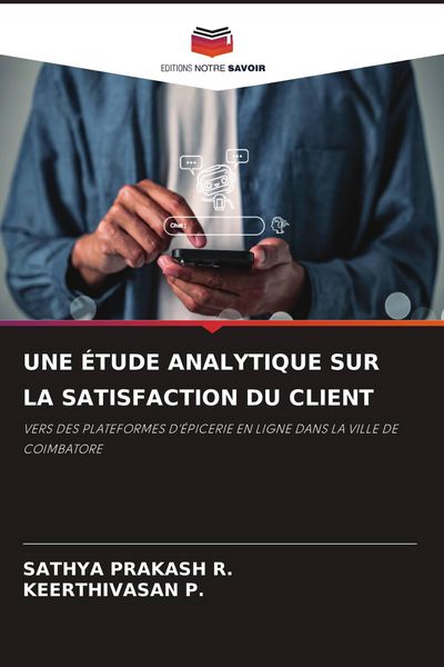 Produktbild: UNE &Eacute;TUDE ANALYTIQUE SUR LA SATISFACTION DU CLIENT