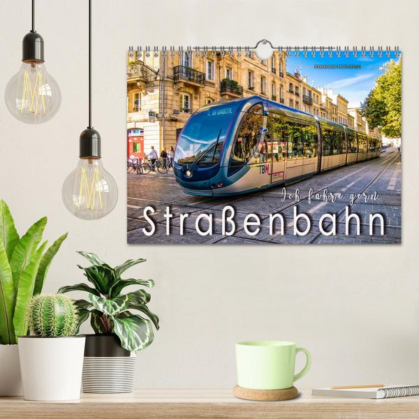 Produktbild: Ich fahre gern Stra&szlig;enbahn (Wandkalender 2025 DIN A4 quer), CALVENDO Monatskalender
