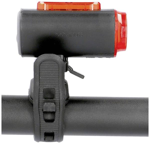 Produktbild: FISCHER FAHRRAD Fahrrad-R&uuml;cklicht TWIN LED Schwarz