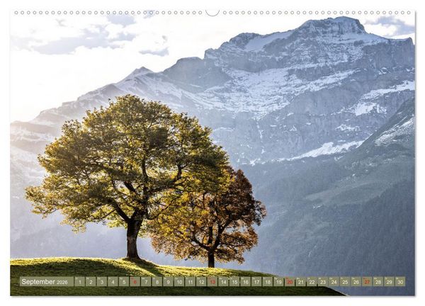 Produktbild: Schweizer Panorama - Von den Alpen bis zu den Seen (Wandkalender 2026 DIN A2 quer), CALVENDO Monatskalender