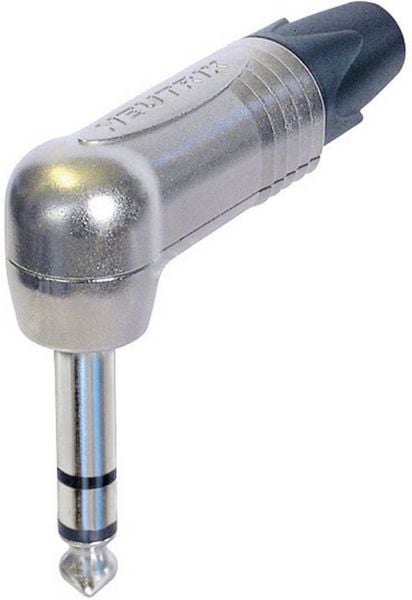 Produktbild: Neutrik NP3RX Klinken-Steckverbinder 6.35mm Stecker, gewinkelt Polzahl: 3 Stereo Silber 1St.