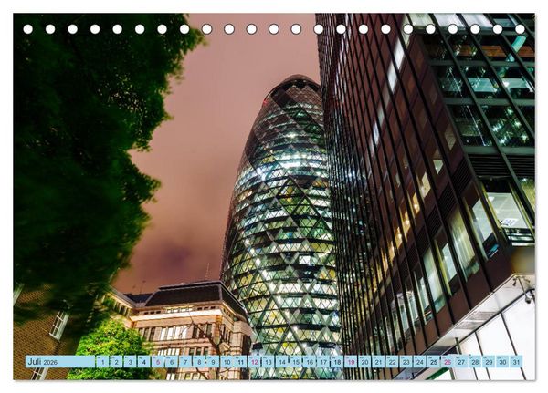 Produktbild: High-Tech-Architektur - Impressionen eines modernen Baustils (Tischkalender 2026 DIN A5 quer), CALVENDO Monatskalender