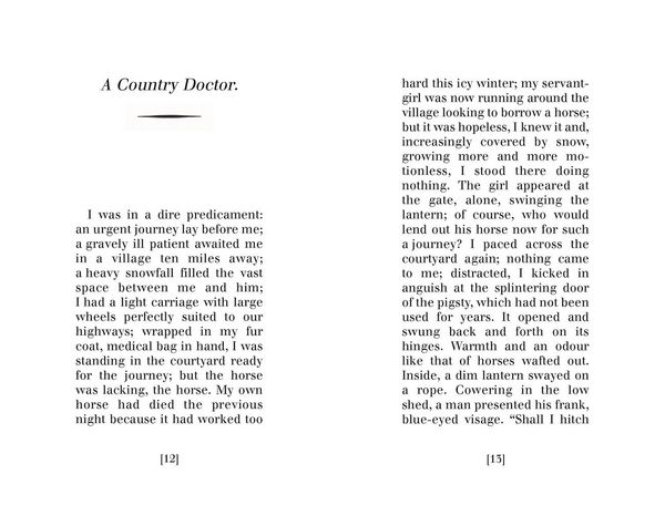 Produktbild: A Country Doctor (Prague Edition)