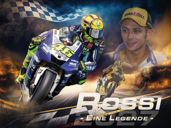 Produktbild: Rossi - eine Legende Artwork Edition Kalender 2027