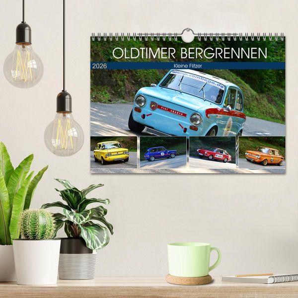 Produktbild: OLDTIMER BERGRENNEN - Kleine Flitzer (Wandkalender 2026 DIN A4 quer), CALVENDO Monatskalender
