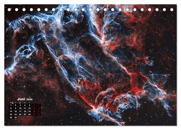 Produktbild: InfinityAstro - die Unendlichkeit im Bild - Astrofotos von Roland Schliessus (Tischkalender 2026 DIN A5 quer), CALVENDO Monatskalender