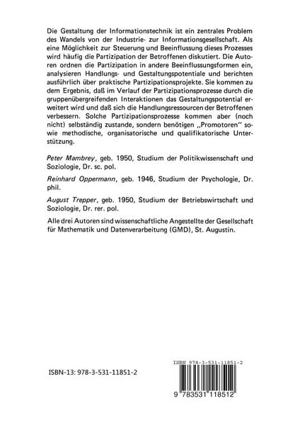 Produktbild: Computer und Partizipation