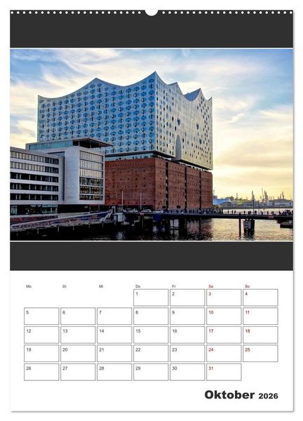 Produktbild: Spitze! Elbphilharmonie Hamburg 2026 (Wandkalender 2026 DIN A2 hoch), CALVENDO Monatskalender