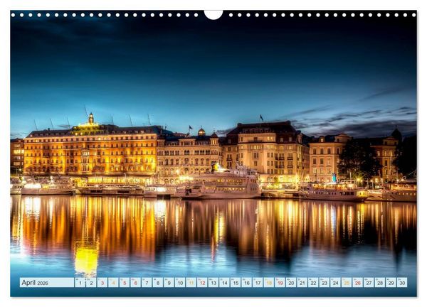 Produktbild: Stockholm - Venedig des Nordens (Wandkalender 2026 DIN A3 quer), CALVENDO Monatskalender