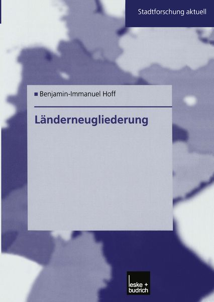 Produktbild: L&auml;nderneugliederung