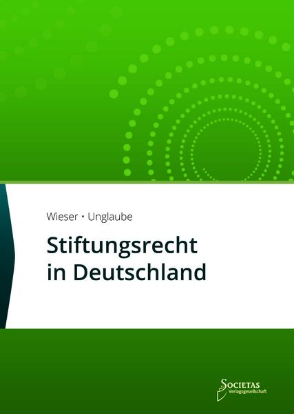 Produktbild: Stiftungsrecht in Deutschland
