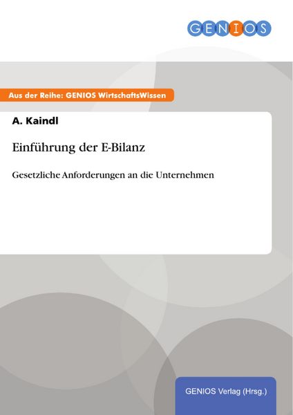 Produktbild: Einf&uuml;hrung der E-Bilanz