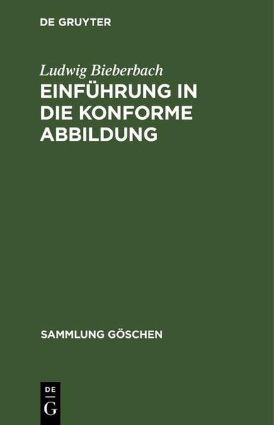 Produktbild: Einf&uuml;hrung in die konforme Abbildung