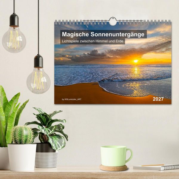 Produktbild: Magische Sonnenunterg&auml;nge (Wandkalender 2027 DIN A4 quer), CALVENDO Monatskalender