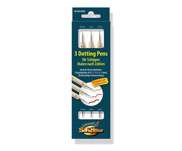 Produktbild: MNZ - 3 Dotting Pen's doppelseitig
