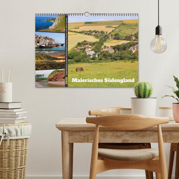 Produktbild: Malerisches S&uuml;dengland 2026 (Wandkalender 2026 DIN A3 quer), CALVENDO Monatskalender