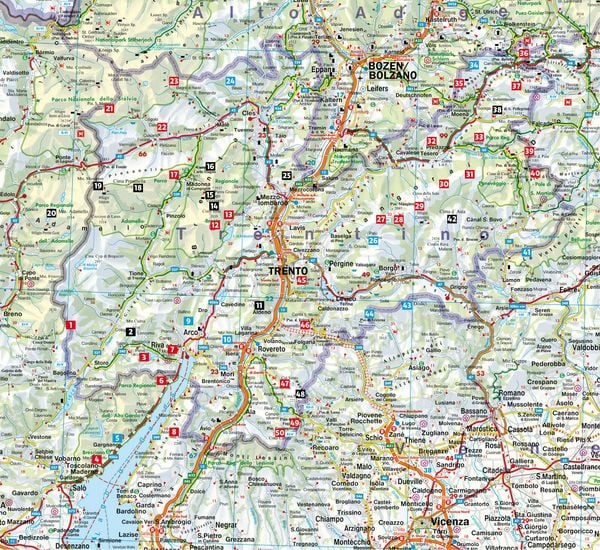 Produktbild: ROTHER Wanderbuch Trentino &ndash; Gardasee