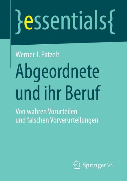 Produktbild: Abgeordnete und ihr Beruf
