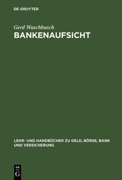 Produktbild: Bankenaufsicht