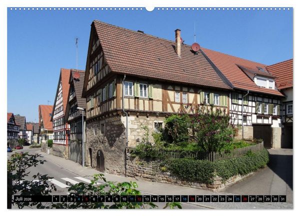 Produktbild: Weinstadt Str&uuml;mpfelbach (Wandkalender 2026 DIN A2 quer), CALVENDO Monatskalender