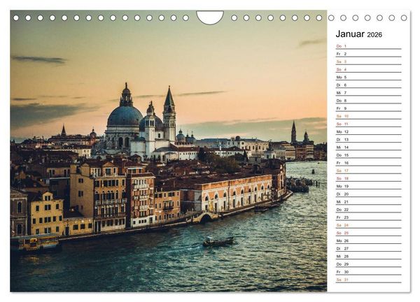 Produktbild: Traumstadt Venedig (Wandkalender 2026 DIN A4 quer), CALVENDO Monatskalender
