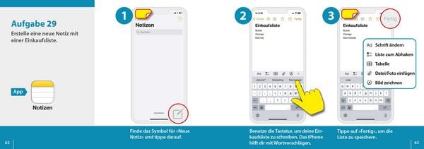 Produktbild: Meine Smartphone-Anleitung f&uuml;r iOS / iPhone&nbsp;&ndash; Smartphonekurs f&uuml;r Senioren (Kursbuch Version iPhone) &ndash; Das Kursbuch f&uuml;r Apple iPhones / iOS