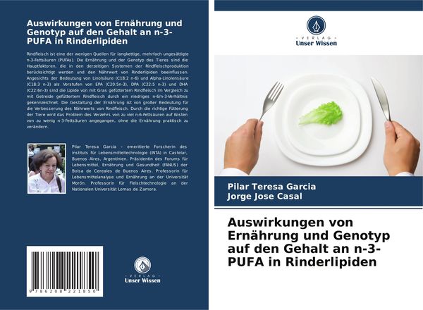 Produktbild: Auswirkungen von Ern&auml;hrung und Genotyp auf den Gehalt an n-3-PUFA in Rinderlipiden
