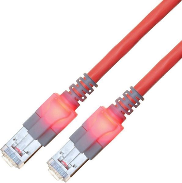 Easylan CS1ORCDCD0030 RJ45 Patchkabel CAT 6 S/FTP 3m Rot 1St.