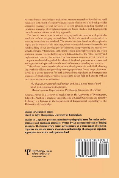 Produktbild: The Cognitive Neuroscience of Memory