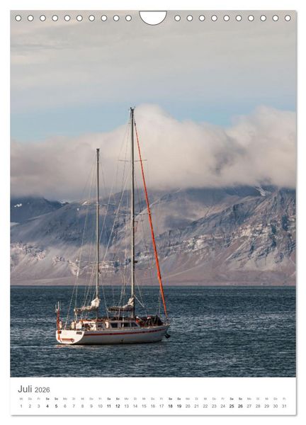 Produktbild: Die Arktis - Naturfotografien aus Spitzbergen (Wandkalender 2026 DIN A4 hoch), CALVENDO Monatskalender