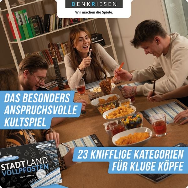 Produktbild: DENKRIESEN - STADT LAND VOLLPFOSTEN&reg; - EXPERTEN EDITION - "Wissen ist Macht." - A4