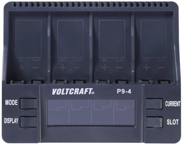 Produktbild: VOLTCRAFT P9-4 9V-Block-Ladeger&auml;t NiCd, NiMH, LiIon 9V Block