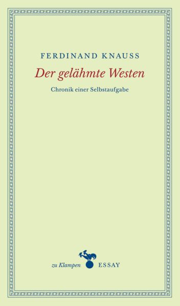 Produktbild: Der gel&auml;hmte Westen