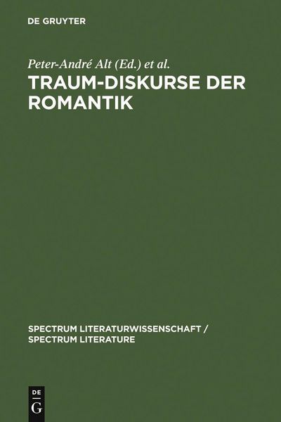 Produktbild: Traum-Diskurse der Romantik