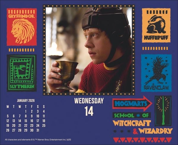 Produktbild: Harry Potter Tagesabrei&szlig;kalender 2026
