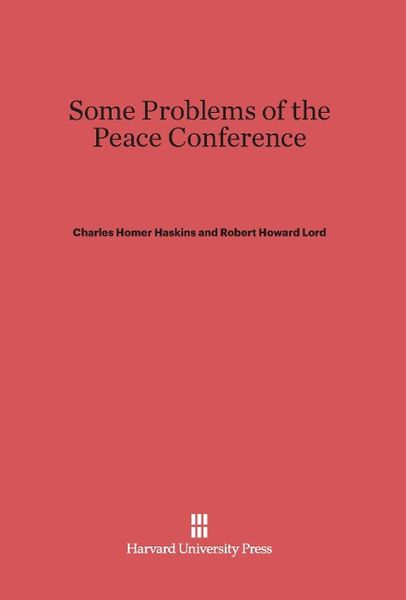 Produktbild: Some Problems of the Peace Conference