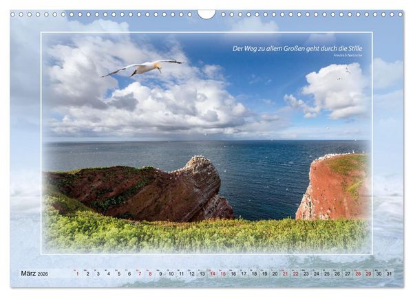 Produktbild: Insel Gedanken (Wandkalender 2026 DIN A3 quer), CALVENDO Monatskalender