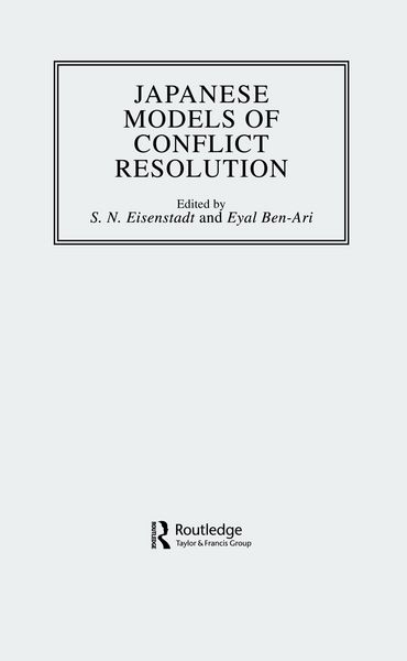 Produktbild: Japanese Models Of Conflict Resolution