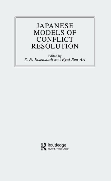 Produktbild: Japanese Models Of Conflict Resolution