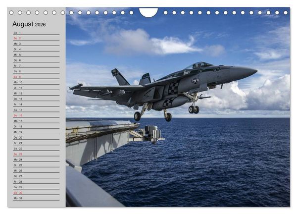 Produktbild: Faszination Kampfflugzeuge (Wandkalender 2026 DIN A4 quer), CALVENDO Monatskalender