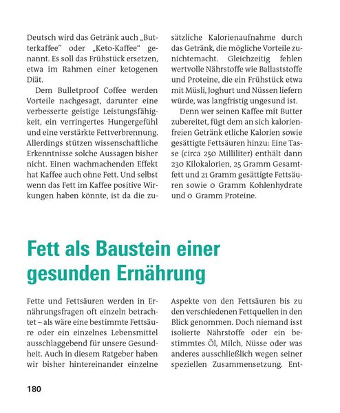 Produktbild: Fette und Fetts&auml;uren